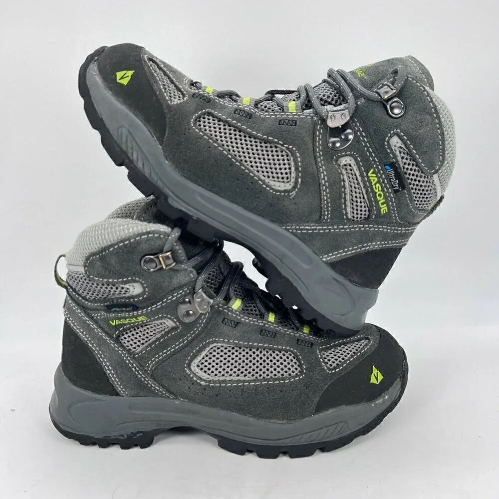 Vasque Unisex Kids Breeze WP 2.0 7213 Gray Lace Up Sneaker Shoes Size 3M